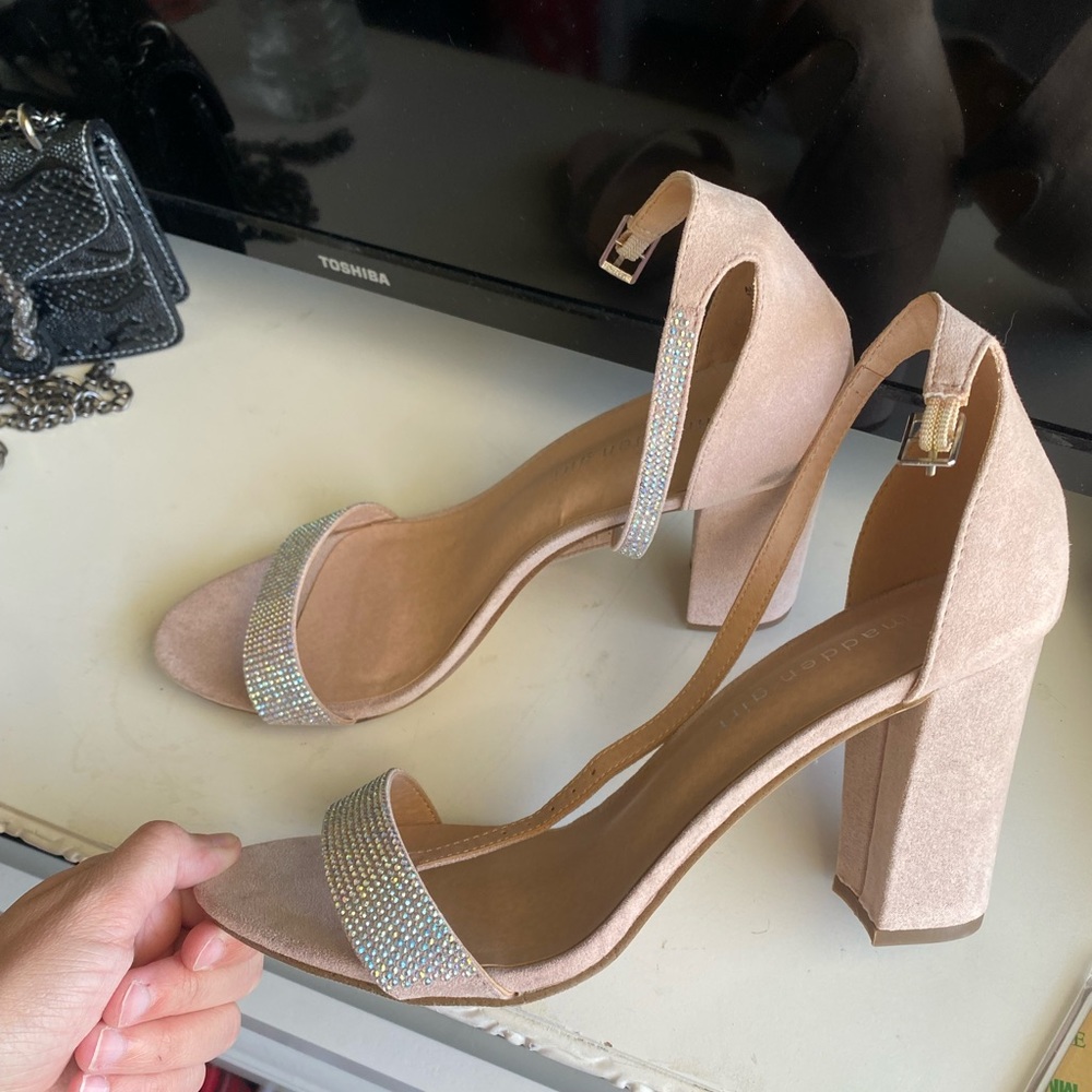 Steve Madden rhinestone heels